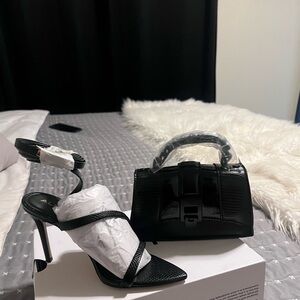 Aldo set matching heels and bag